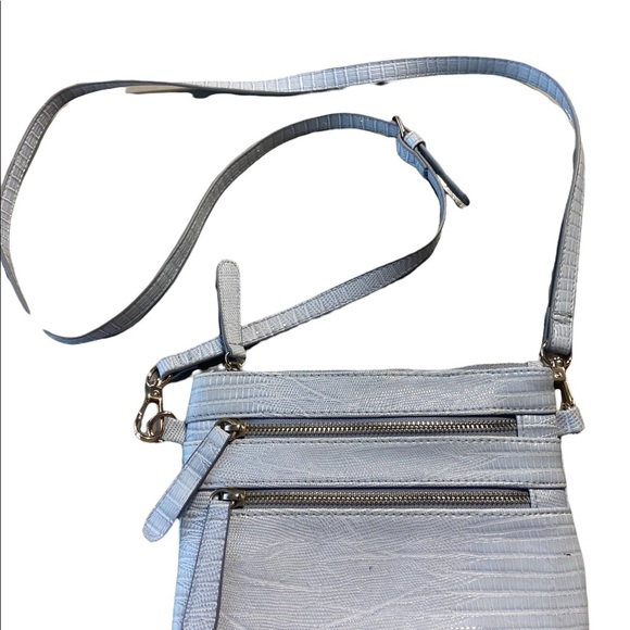 Womens Baby Blue  Crossbody  Purse Adjustable String - Picture 4 of 9